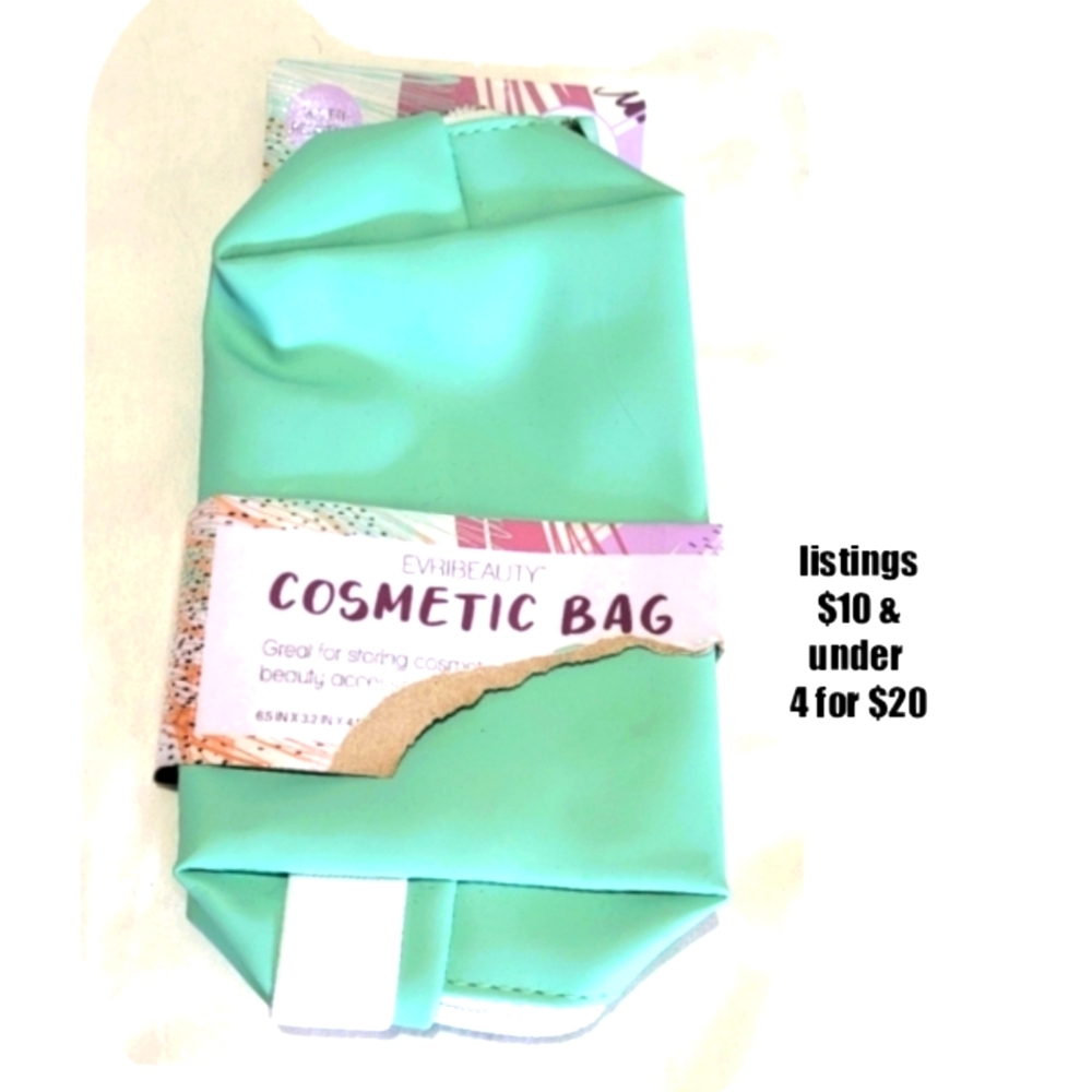 Cosmetic Bag Toiletries Zippered Travel Pouch Clutch Waterproof Cosmetic To Go